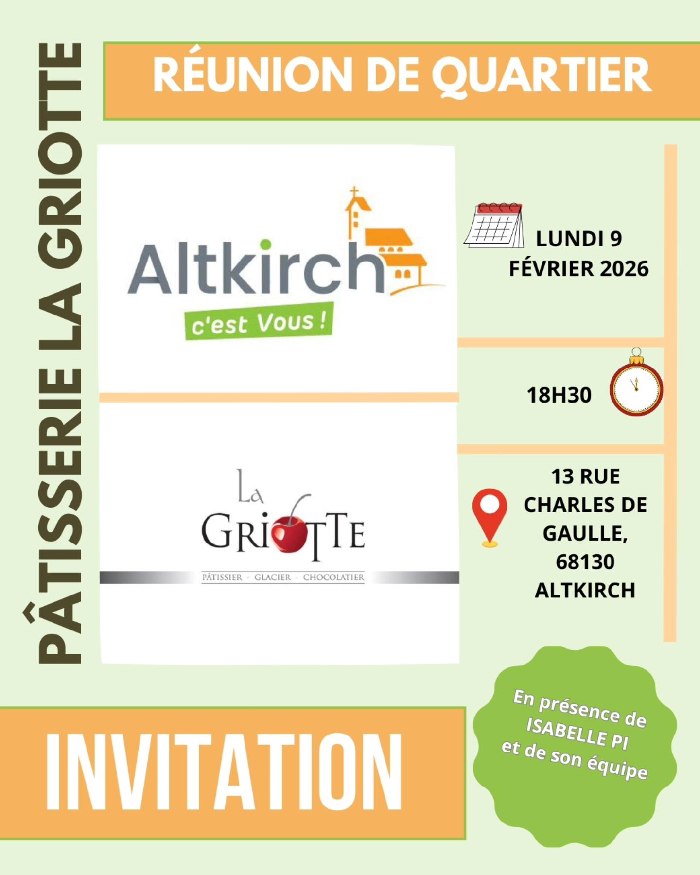 Réunions de quartier